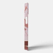 Glittering Rose Gold Elegantes Foto Case-Mate iPhone Hülle (Rückseite / Rechts)