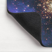 Glittering Star Cluster und Interstellar Gas Cloud Mousepad (Ecke)