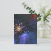 Glittering Star Cluster und Interstellar Gas Cloud Postkarte (Stehend Vorderseite)