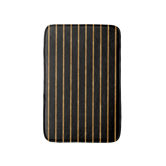 Glittering Stripes Bath Mat Badematte (Vorderseite Vertikal)