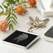 Glittering Wolf Key Ring Schlüsselanhänger (Seite)