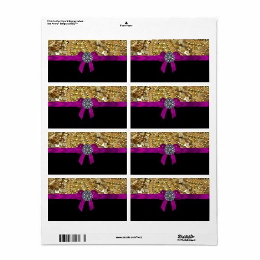 Glitterium gold & schwarz (Vorne)