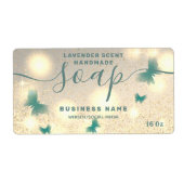 Glitterium-Schmetterling-Schriftzeichen (Vorne)