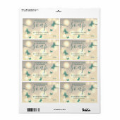 Glitterium-Schmetterling-Schriftzeichen (Vorne)