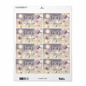 Glitterium-Schmetterling-Schriftzeichen (Vorne)