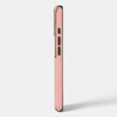 Glitternde Tropfen im rosa Hintergrund Case-Mate iPhone Hülle (Rückseite / Links)