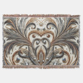 Glitternes Blumenmuster mit Edelstein Decke (Vorderseite)