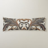 Glitternes Blumenmuster mit Edelstein Seitenschläferkissen (Vorderseite)