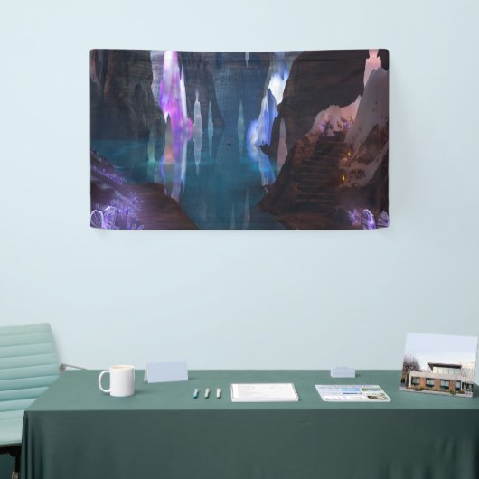 Glitternhöhlen durch Nachtbanner Banner (Messeveranstaltung)