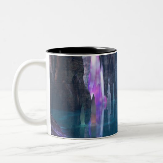 Glitternhöhlen durch nächtliche Tasse (Links)