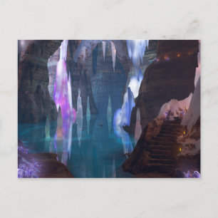Glitternhöhlen nach Nachtpostkarte Postkarte