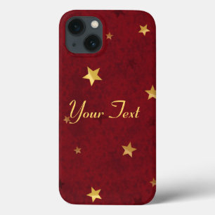 Glitternstars Royal Red iPhone 13 Hülle