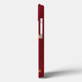 Glitternstars Royal Red Case-Mate iPhone Hülle (Rückseite / Links)