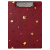 Glitternstars Royal Red Klemmbrett (Vorderseite)