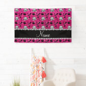 Glitterprinzessin-Krone Neonwand des heißen Rosas Banner (Insitu)
