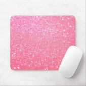 Glitterrosa Mousepad (Mit Mouse)
