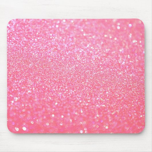 Glitterrosa Mousepad (Vorne)