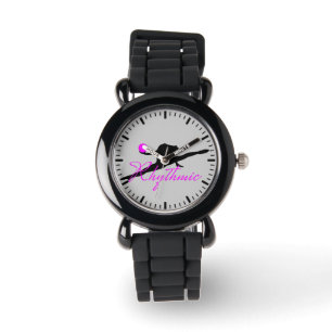 Glitteruhr der rhythmischen Gymnastik Armbanduhr
