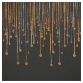 Glitterwasser des Chic lässt Trendy schwarzes Stoff (Muster)
