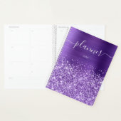 Glittery Amethyst Lila Glam 2025 Planer (Anzeige)