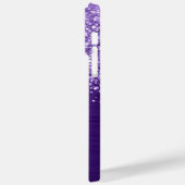 Glittery Amethyst Lila Glam Name Case-Mate iPhone Hülle (Rückseite / Links)