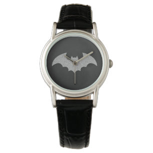 Glittery Bat Halloween Armbanduhr