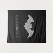 Glittery Bat Halloween Foto Hintergrund Wandteppich (Vorderseite (Horizontal))