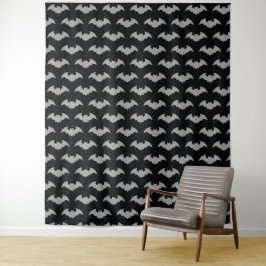 Glittery Bat Halloween Foto Hintergrund Wandteppich