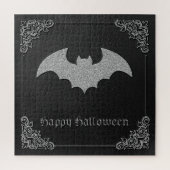 Glittery Bat Halloween Puzzle (Vertikal)
