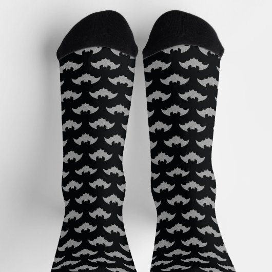 Glittery Bat Halloween Socken (Oben)