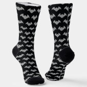 Glittery Bat Halloween Socken (Gewinkelt)
