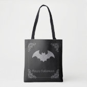 Glittery Bat Halloween Tasche (Vorderseite)