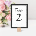 Glittery Bat Mitzvah Black und Silver Tischnummer<br><div class="desc">Diese trendige Bat Mitzvah Tischnummer bietet glitzernde Imitate Glitzer in solidem Farbhintergrund. Verwenden Sie das Vorlagenformular,  um Ihre eigenen Informationen hinzuzufügen. Das Design Tool kann verwendet werden,  um den Stil,  die Farbe und das Layout des Schriftartes zu ändern.</div>