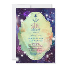 Glittery Beach Starfish Nautical Brautparty