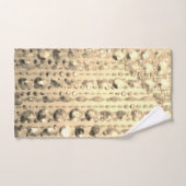 Glittery Beads Personalisiert Glitzy Badhandtuch Set (Handtuch)