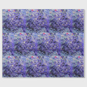 Glittery Blue Geschenkpapier (Flach)