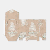 Glittery Bridal Wedding Pattern Geschenkschachtel (Ungefaltet)