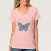 Glittery Butterfly T-Shirt (Vorderseite)