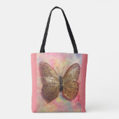 "Glittery Chic Butterfly Tasche (Rückseite)