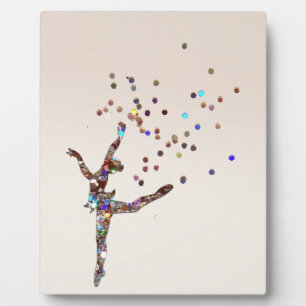 Glittery Dancer Fotoplatte
