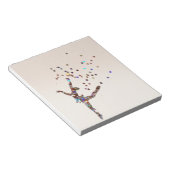 Glittery Dancer Notizblock (angewinkelt)