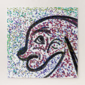 Glittery Dog Jigsaw Puzzle (Vertikal)