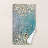 Glittery-Edelstein-Mandala-Handtuch-Set Badhandtuch Set (Handtuch)