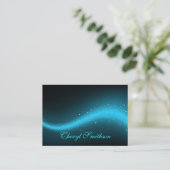 Glittery Entwurfs-Visitenkarte Visitenkarte (Stehend Vorderseite)