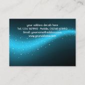 Glittery Entwurfs-Visitenkarte Visitenkarte (Rückseite)