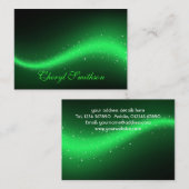 Glittery Entwurfs-Visitenkarte Visitenkarte (Vorne/Hinten)