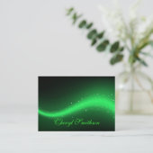 Glittery Entwurfs-Visitenkarte Visitenkarte (Stehend Vorderseite)