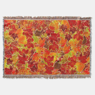 Glittery Fall Maple Blätter Decke