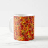 Glittery Fall Maple Blätter Kaffeetasse (Vorderseite Links)