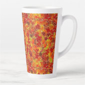 Glittery Fall Maple Blätter Milchtasse (Rechts)